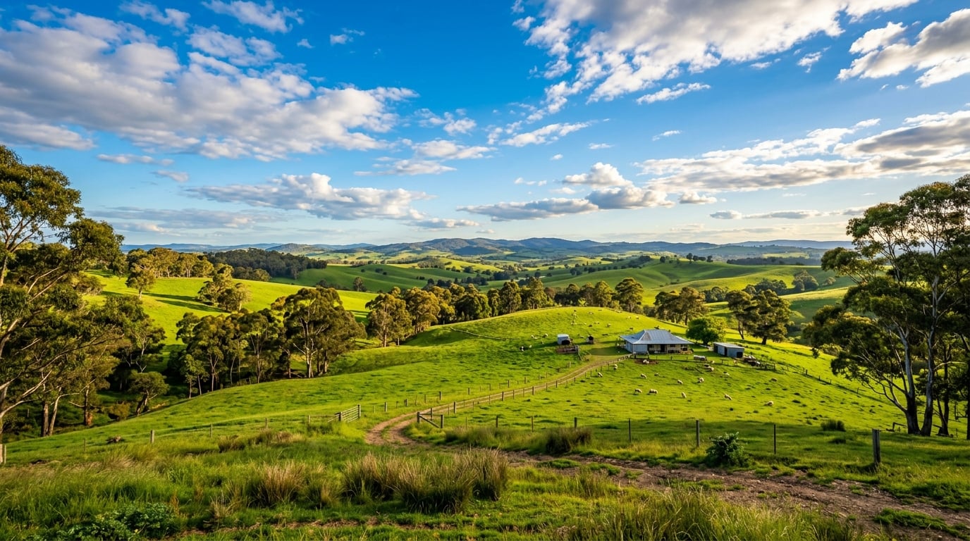 Beautiful Australian landscape representing national pride